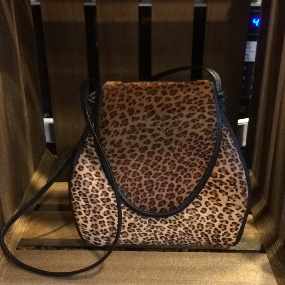 Cheetah print purse